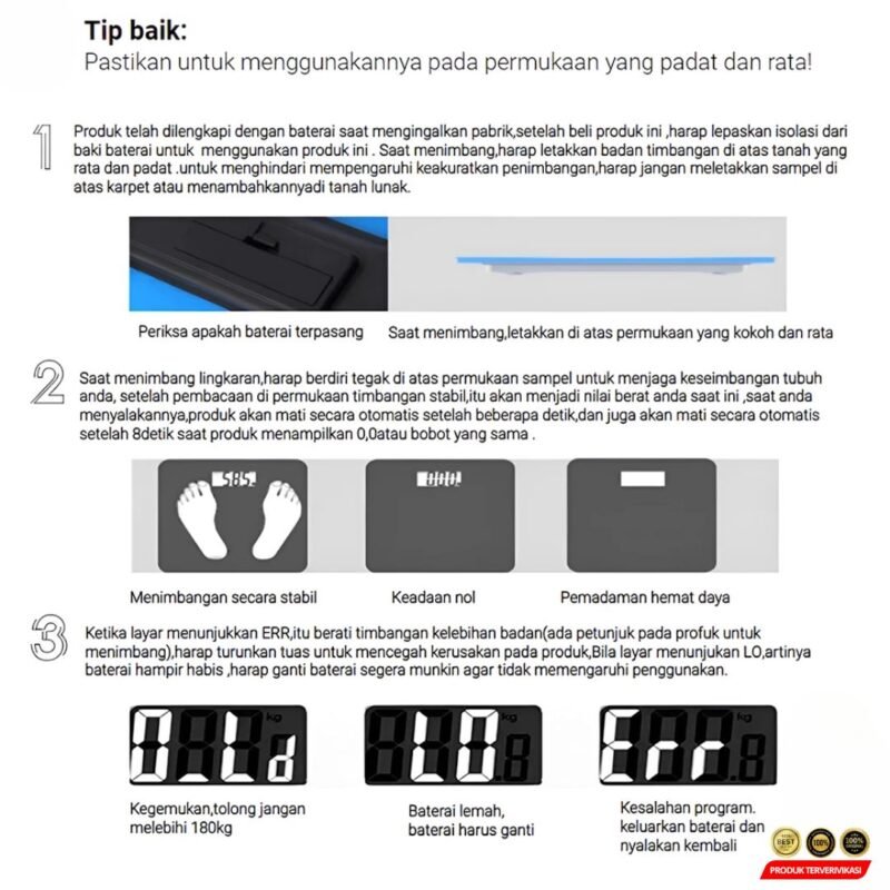 Timbangan Badan Digital