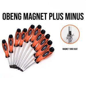 Obeng Magnet Plus Minus Set Obeng Mini Panjang CR-V