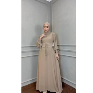 Dress Aluna Gamis Syar’i Simple Elegan - cocok Acara Formal.