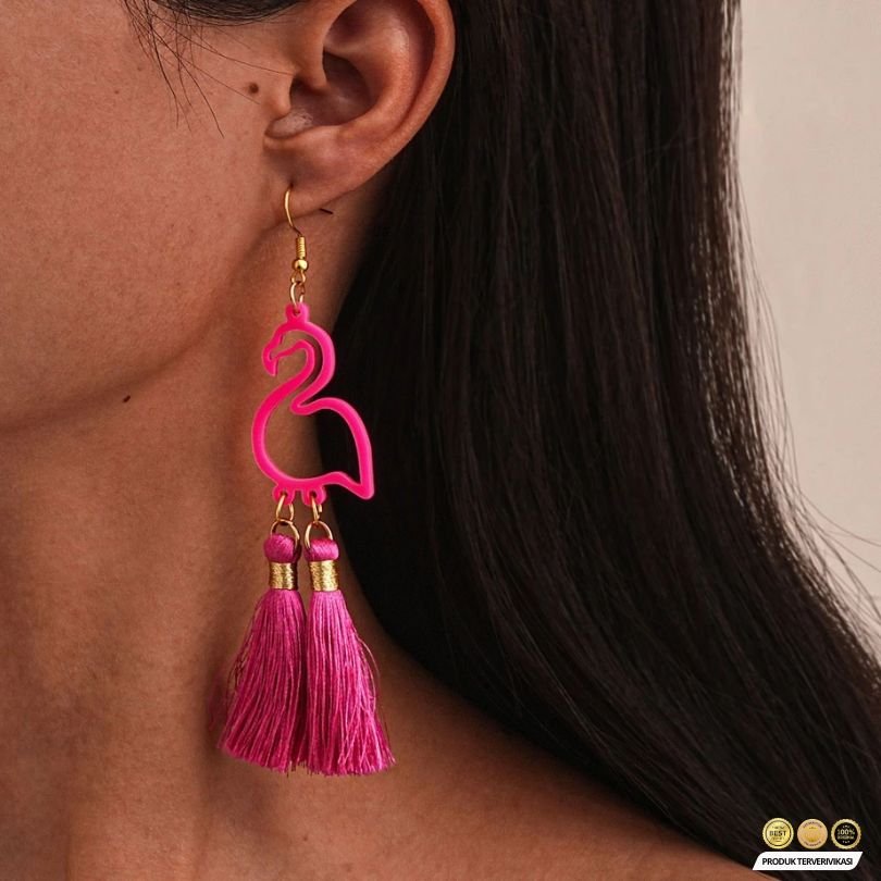 Anting Flamingo Rumbai