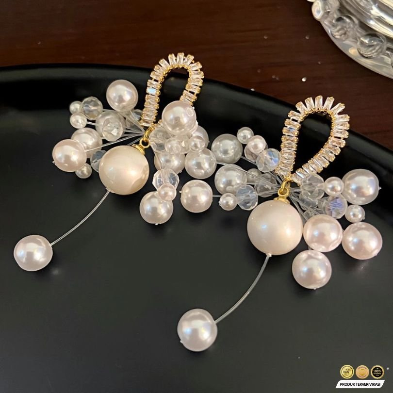 Anting Mutiara Glamor Elegan