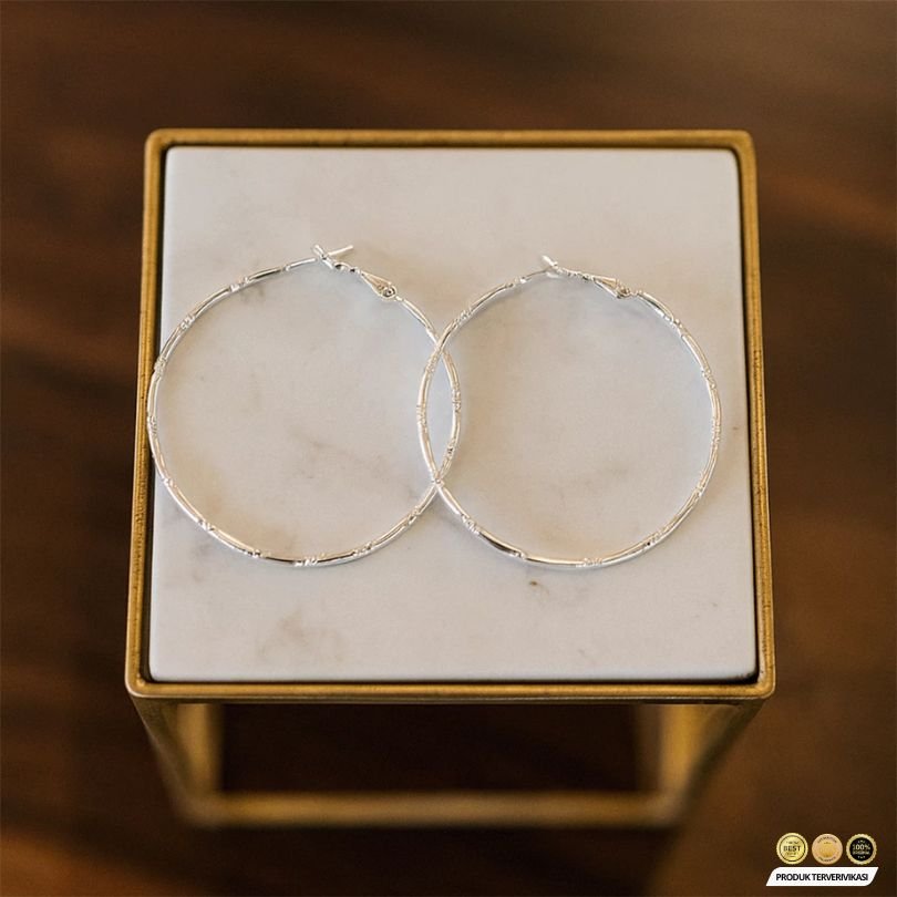 Anting Fashion Wanita Korea Hoops