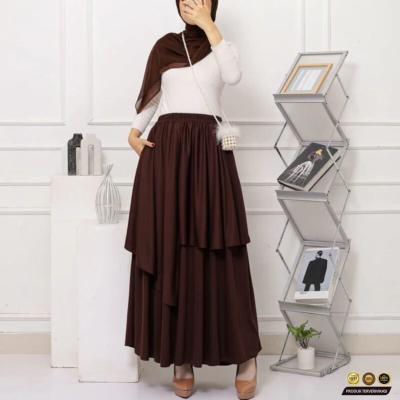 Belle Skirt Rok Panjang Layer