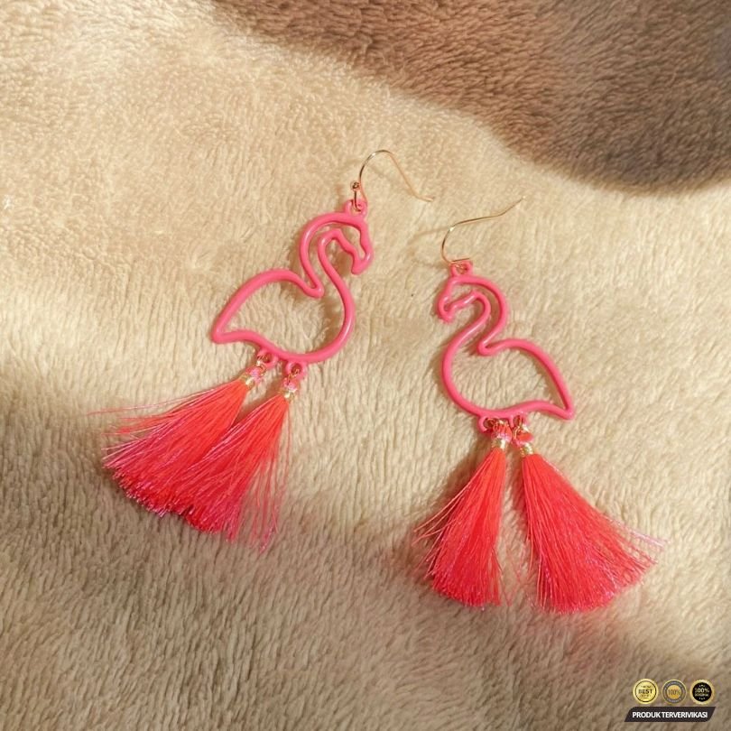 Anting Flamingo Rumbai