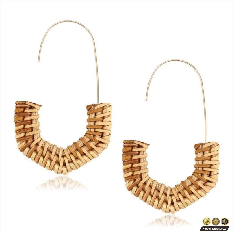Anting Wanita Handmade Model Rajutan