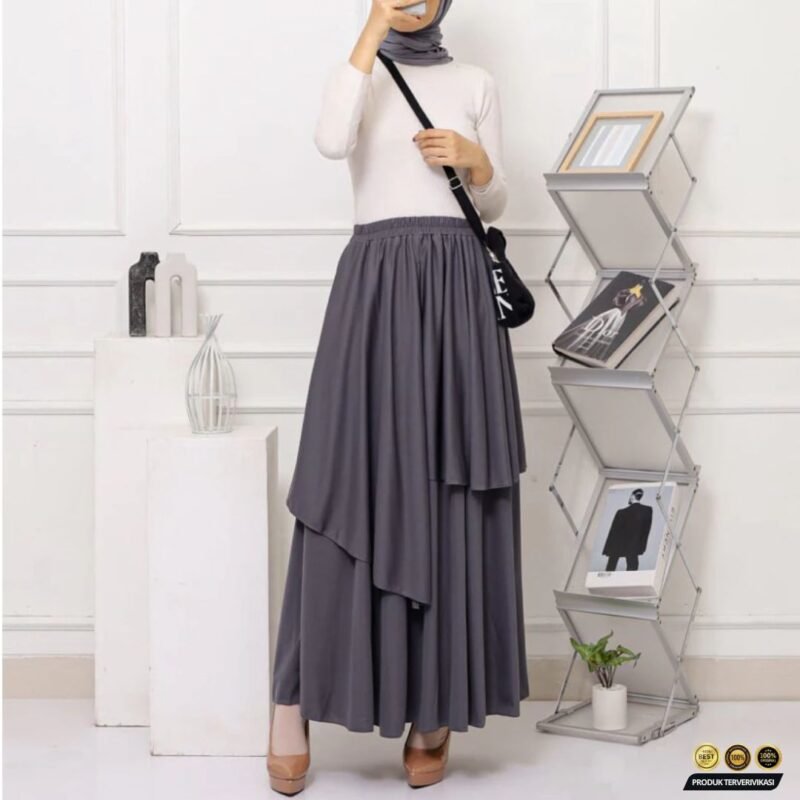 Belle Skirt Rok Panjang Layer