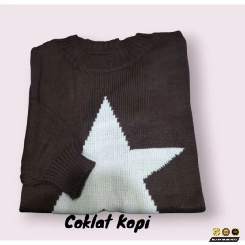 KNITE SWEATER WANITA KOREAN OVERSIZE PREMIUM GAYA ELEGAN - Gambar 3