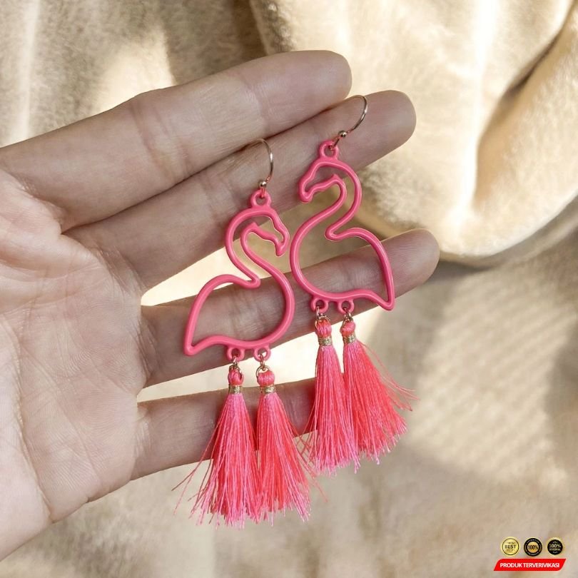 Anting Flamingo Rumbai