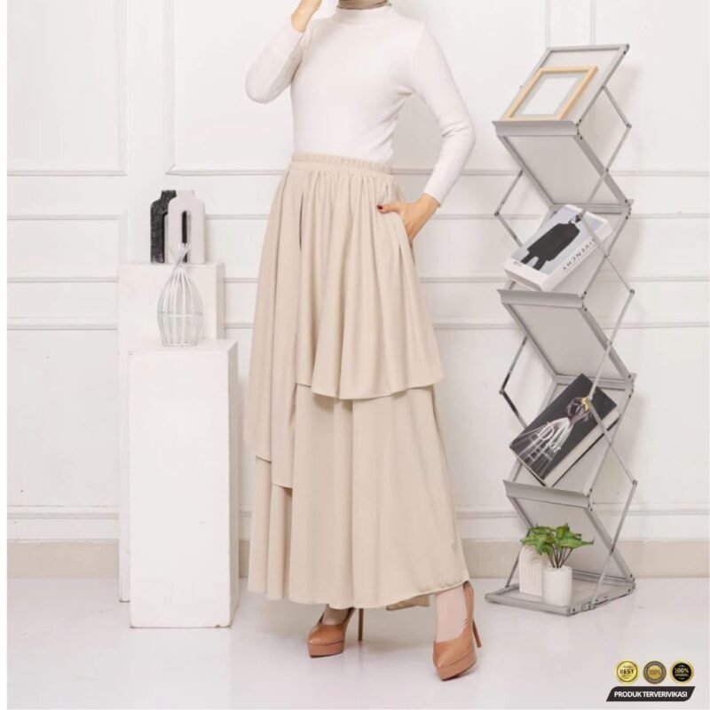 Belle Skirt Rok Panjang Layer