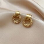 Anting Stud Bulat Geometris Anting Stud Bulat Geometris