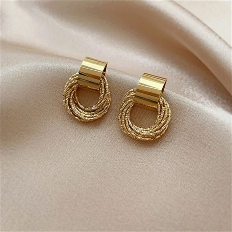 Anting Stud Bulat Geometris Anting Stud Bulat Geometris