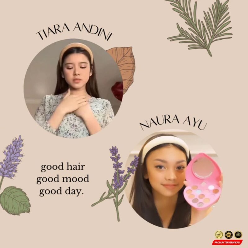 Bando Spon Lebar Polos Aksesori Rambut Korea Ala Nagita Slavina - Gambar 6
