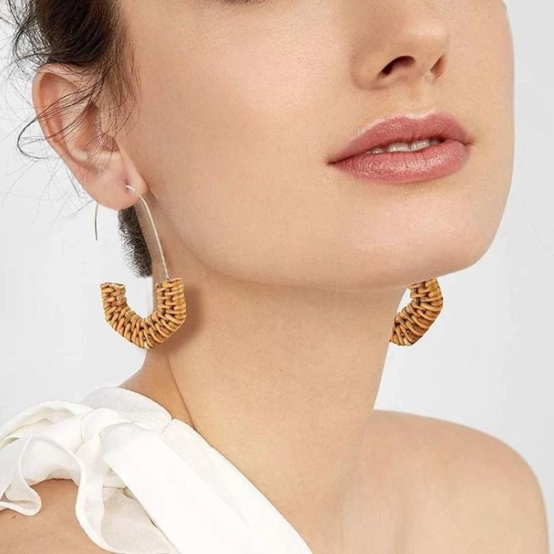 Anting Wanita Handmade Model Rajutan