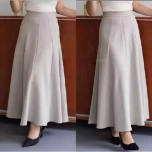 Rok Flare Wanita Korean Loose Maxi Skirt