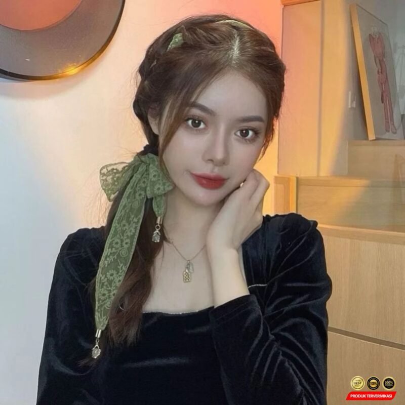 Bando Simpul Twist Korea Bandana Elastis Fashion Wanita - Gambar 8