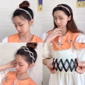 Bando Lipat Korean Style BR03 Headband Import Elegan untuk Wanita