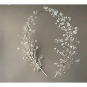 Bando Kristal Mutiara Elegan Model Korea BND55 Cantik Mewah