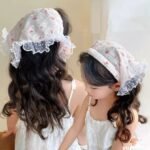 Headband Renda Segitiga Korean Style Look Lucu Feminim