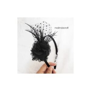 Bando Pesta Bulu Model Fascinator Bisa untuk Anak Dewasa Stylish